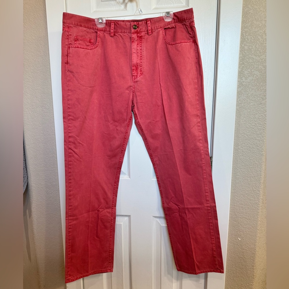 Vineyard Vines Coral-Red Chino Pants EUC